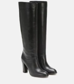 LORO PIANA Stiefel Debbie 90 Aus Leder