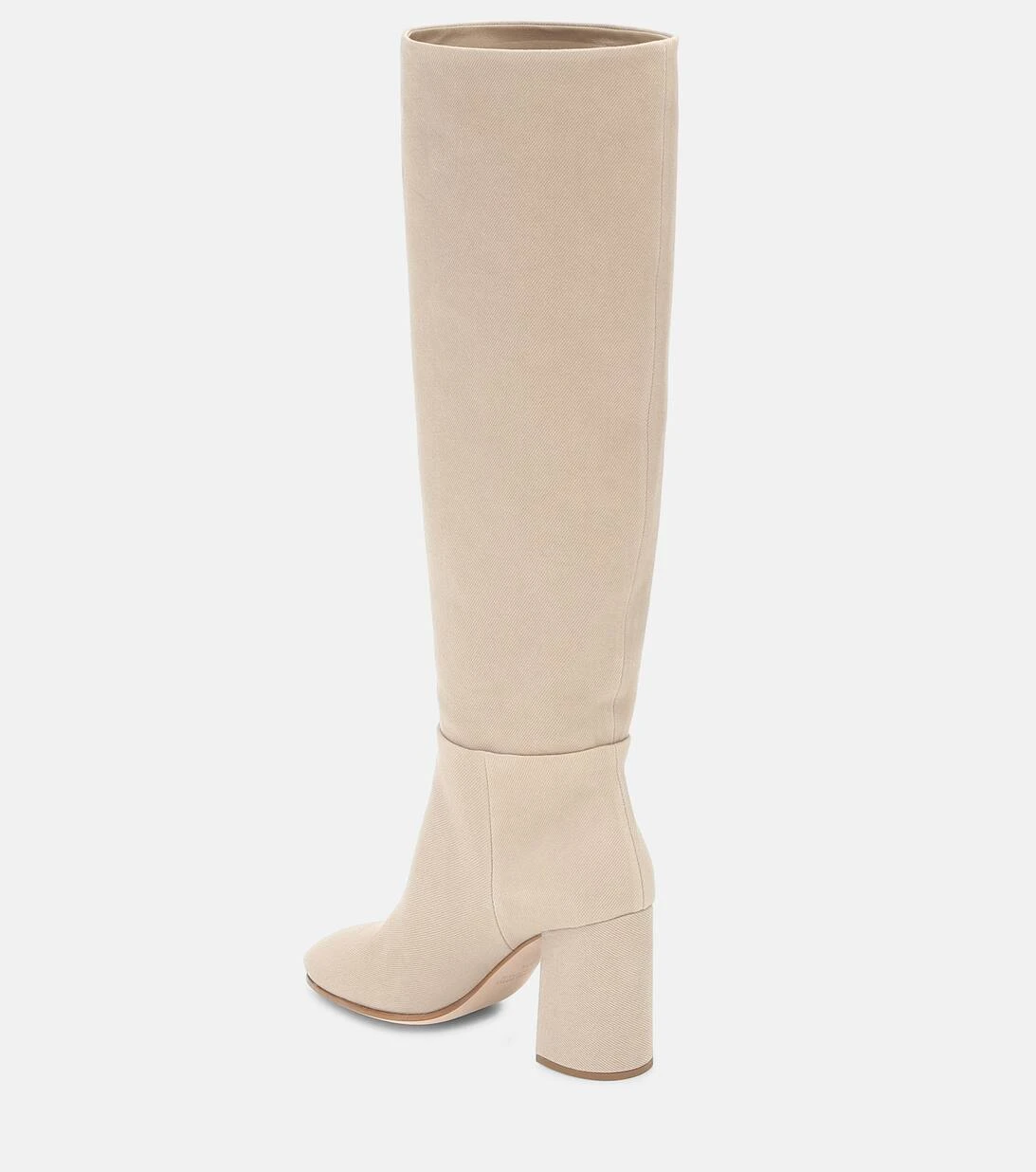 Miu Miu Stiefel Aus Baumwoll-Twill 3 Miu Miu Stiefel Aus Baumwoll-Twill – Bild 3