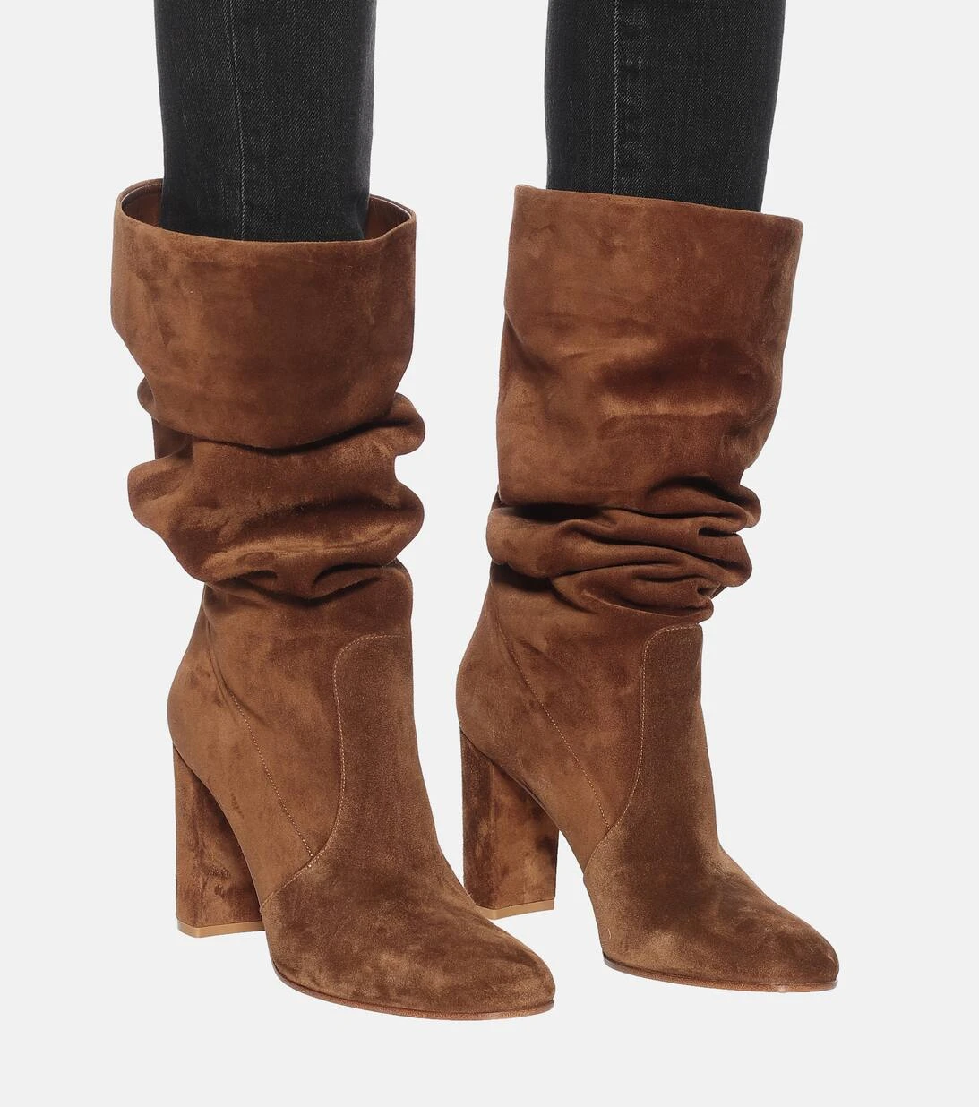 Stiefel Slouch 85 Aus Veloursleder 6 Stiefel Slouch 85 Aus Veloursleder – Bild 6