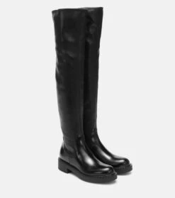 Prada Overknee-Stiefel Aus Leder