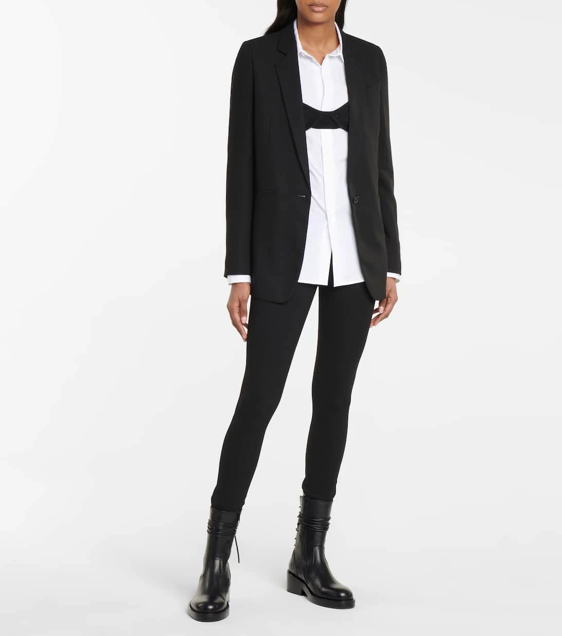 Ann Demeulemeester Stiefel Aus Leder 2 Ann Demeulemeester Stiefel Aus Leder – Bild 2