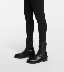 Ann Demeulemeester Stiefel Aus Leder 9 Ann Demeulemeester Stiefel Aus Leder -Paris Texas Shoes Geschaft P00541379 d2