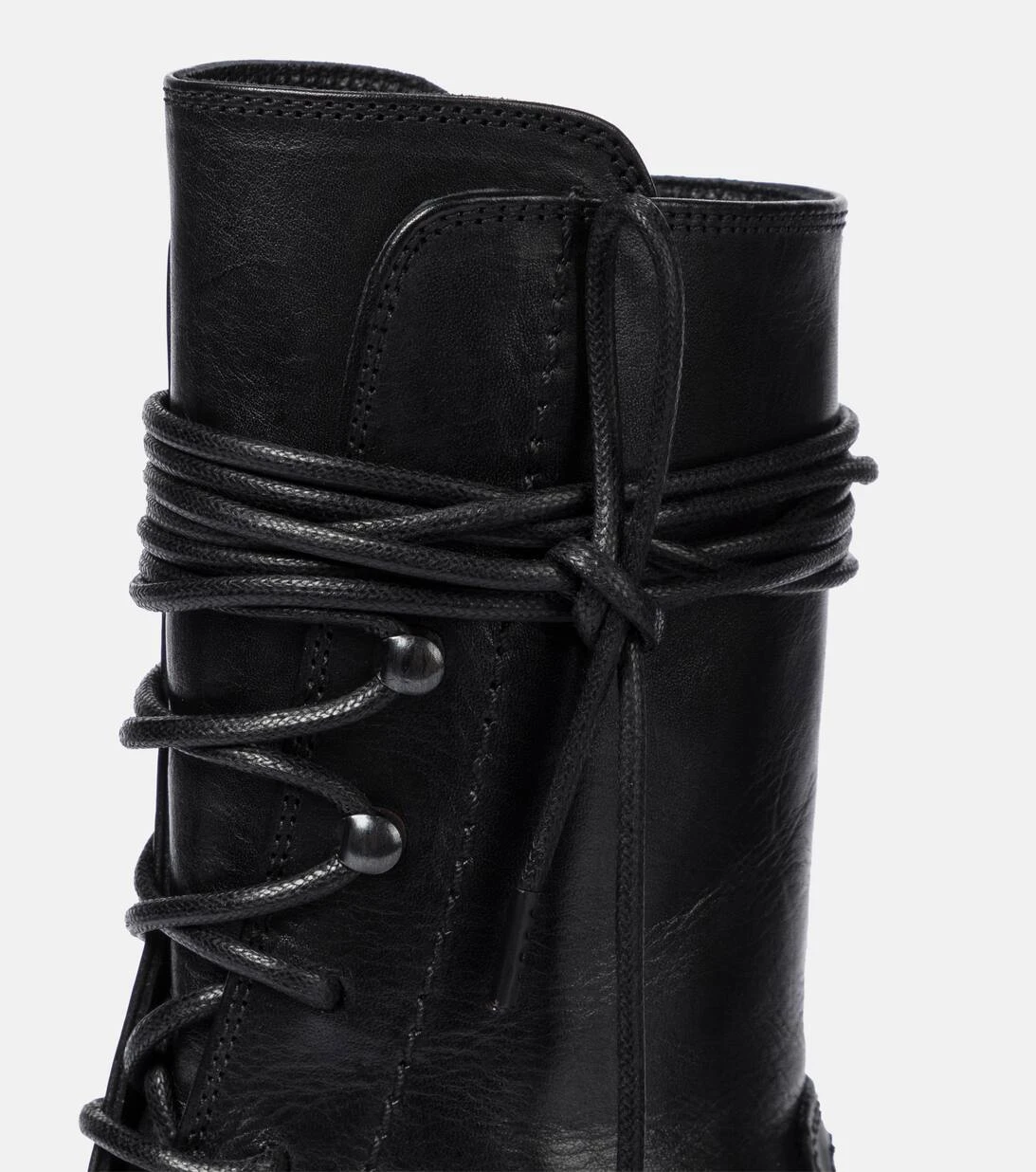 Ann Demeulemeester Stiefel Aus Leder 6 Ann Demeulemeester Stiefel Aus Leder – Bild 6