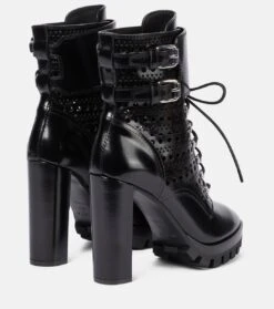 ALAIA Stiefel Aus Leder 8 ALAIA Stiefel Aus Leder -Paris Texas Shoes Geschaft P00583017 d1