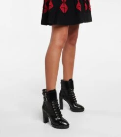 ALAIA Stiefel Aus Leder 9 ALAIA Stiefel Aus Leder -Paris Texas Shoes Geschaft P00583017 d2