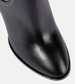 ALAIA Verzierte Stiefel Aus Leder -Paris Texas Shoes Geschaft P00583027 d4