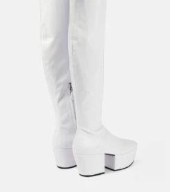 Prada Overknee-Stiefel Aus Lederimitat -Paris Texas Shoes Geschaft P00596773 d1