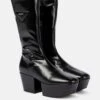 Prada Stiefel Aus Lederimitat