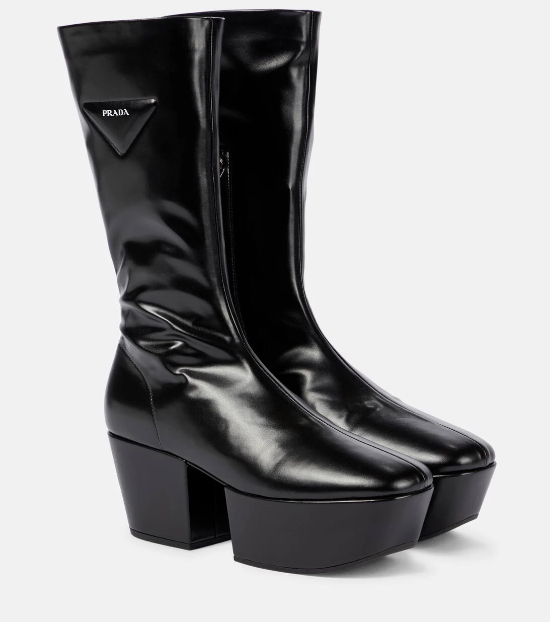 Prada Stiefel Aus Lederimitat 1 Prada Stiefel Aus Lederimitat