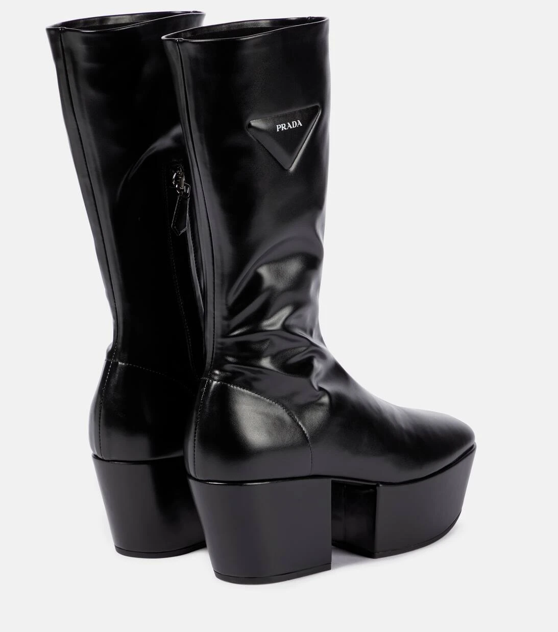 Prada Stiefel Aus Lederimitat 3 Prada Stiefel Aus Lederimitat – Bild 3