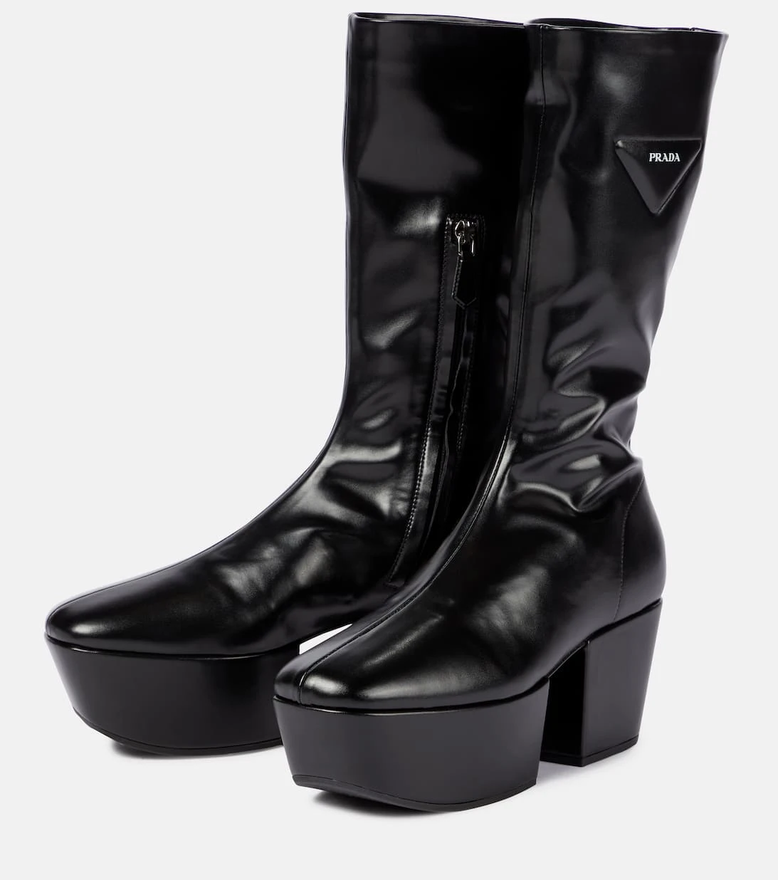 Prada Stiefel Aus Lederimitat 5 Prada Stiefel Aus Lederimitat – Bild 5