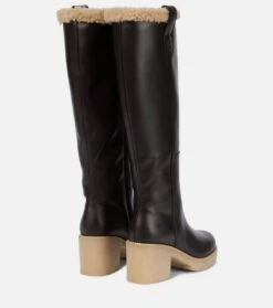 Bogner Stiefel Split Aus Leder -Paris Texas Shoes Geschaft P00614123 d1