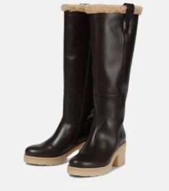 Bogner Stiefel Split Aus Leder -Paris Texas Shoes Geschaft P00614123 d3