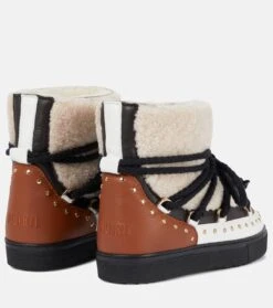 Inuikii Stiefel Aus Shearling Und Leder -Paris Texas Shoes Geschaft P00619688 d1