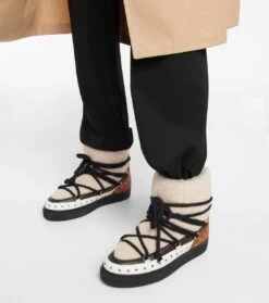 Inuikii Stiefel Aus Shearling Und Leder -Paris Texas Shoes Geschaft P00619688 d2