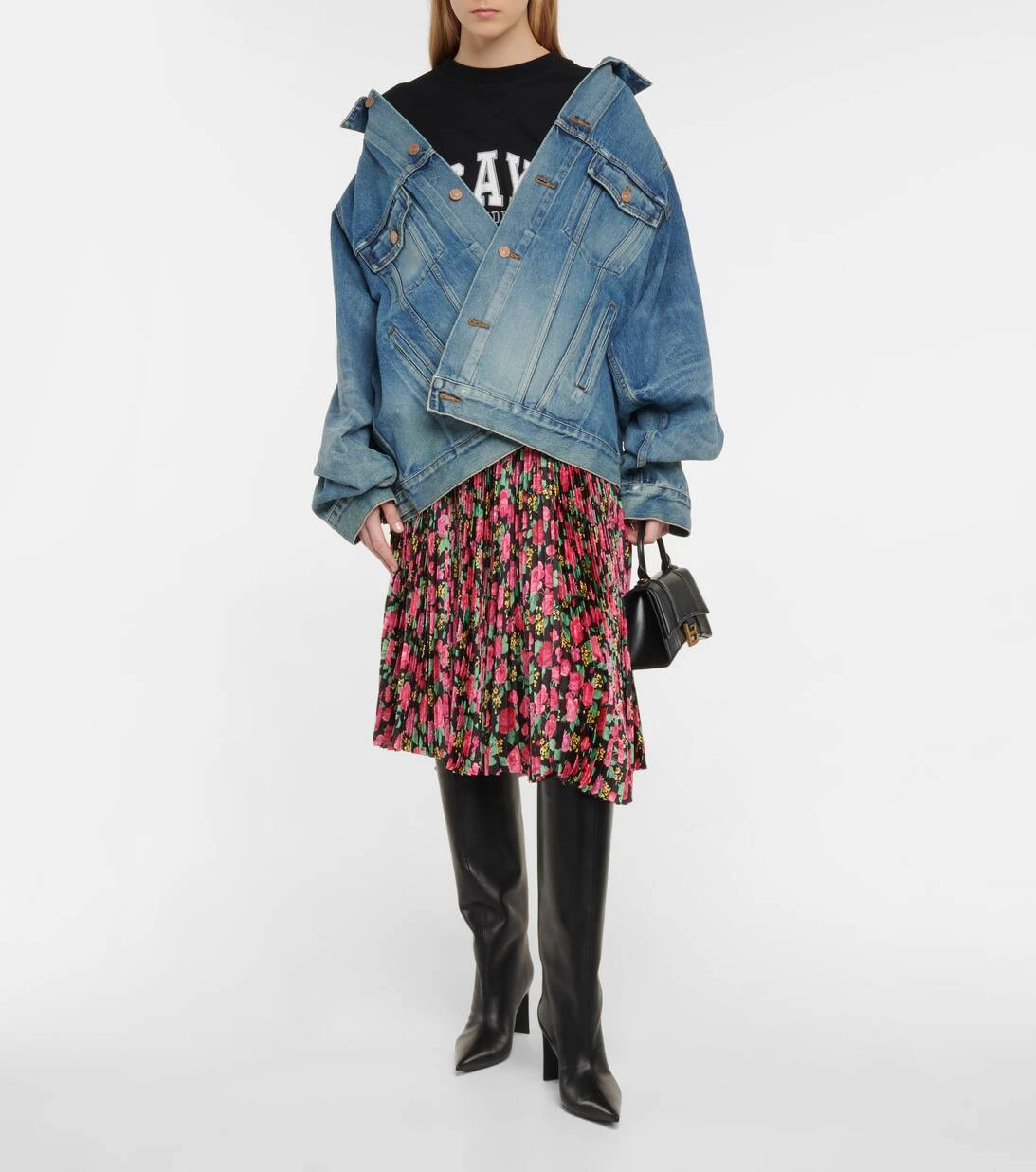 Balenciaga Stiefel Blade Aus Leder 2 Balenciaga Stiefel Blade Aus Leder – Bild 2