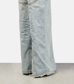 Balenciaga Overknee-Stiefel Falkon Aus Denim -Paris Texas Shoes Geschaft P00682305 d1