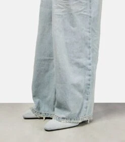 Balenciaga Overknee-Stiefel Falkon Aus Denim -Paris Texas Shoes Geschaft P00682305 d3