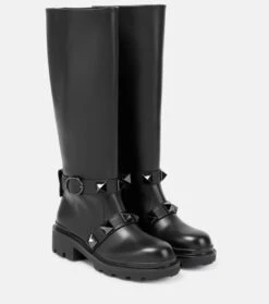 Valentino Garavani Stiefel Roman Stud Aus Leder