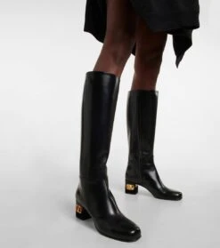 Valentino Garavani Stiefel VLogo Aus Leder -Paris Texas Shoes Geschaft P00693259 d2