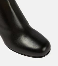 Valentino Garavani Overknee-Stiefel VLogo Aus Leder -Paris Texas Shoes Geschaft P00693266 d4