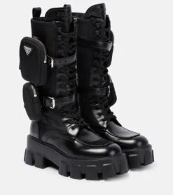 Prada Stiefel Monolith Aus Leder
