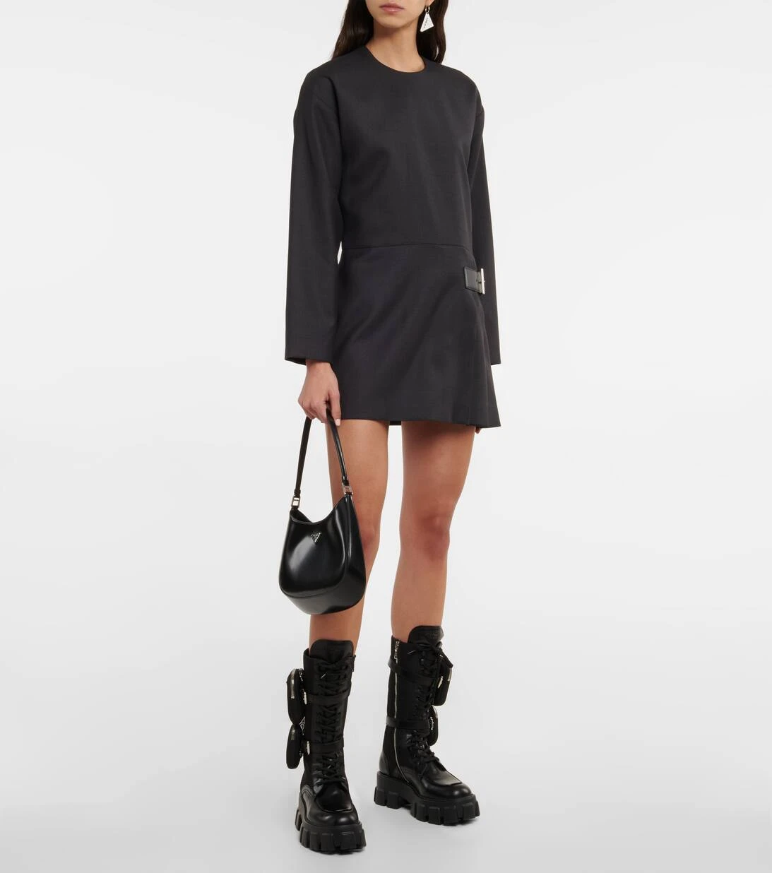 Prada Stiefel Monolith Aus Leder 2 Prada Stiefel Monolith Aus Leder – Bild 2