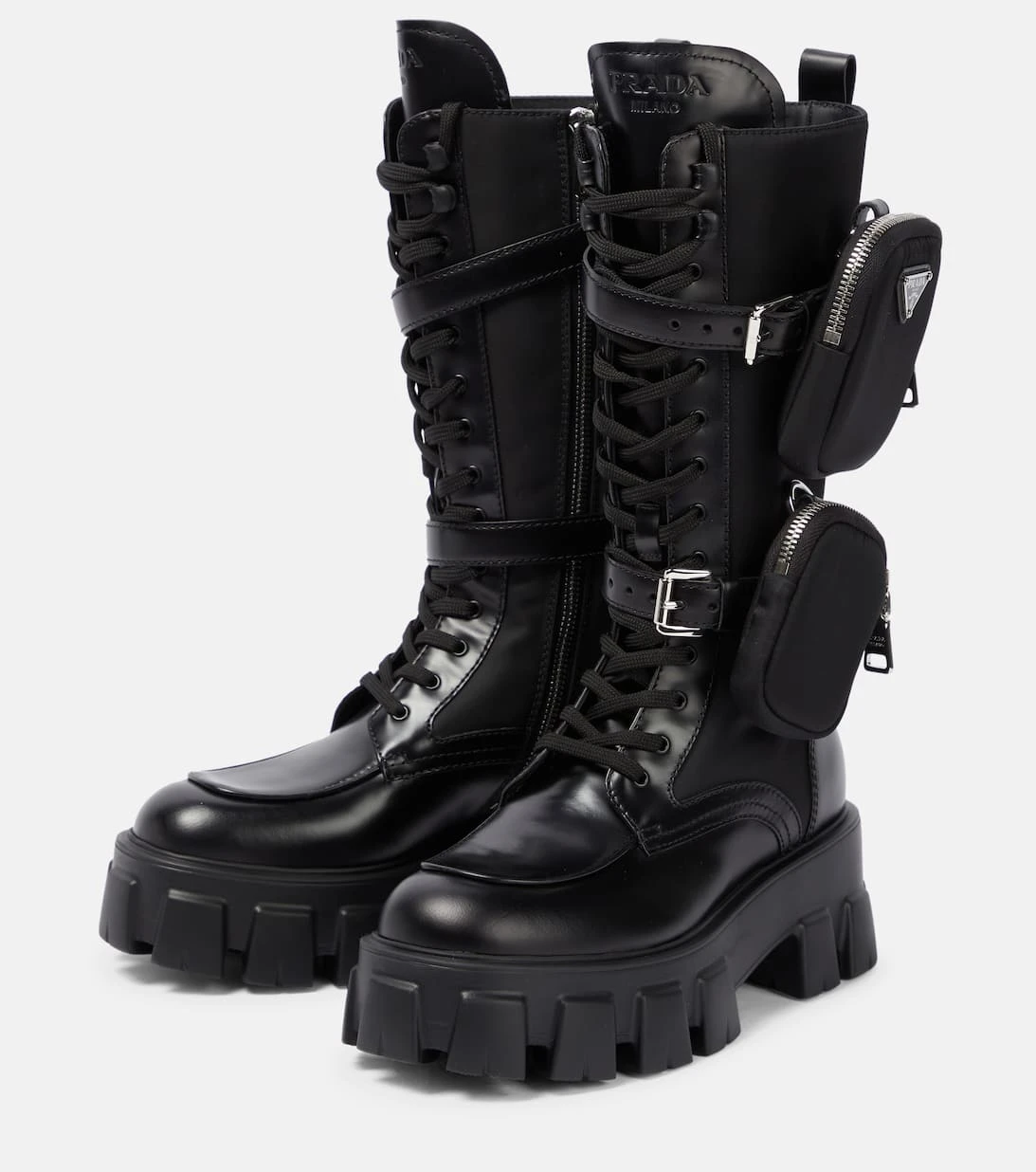 Prada Stiefel Monolith Aus Leder 5 Prada Stiefel Monolith Aus Leder – Bild 5