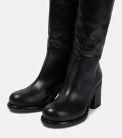 ALAIA Overknee-Stiefel Aus Leder -Paris Texas Shoes Geschaft P00698634 d3