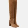 Overknee-Stiefel Piper Aus Veloursleder
