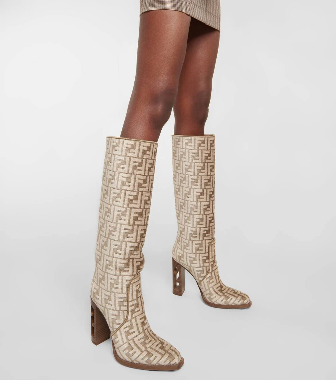 FENDI Jacquard-Stiefel Cut FF 4 FENDI Jacquard-Stiefel Cut FF – Bild 4