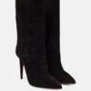 Christian Louboutin Stiefel Astrilarge Aus Veloursleder
