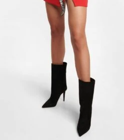 Christian Louboutin Stiefel Astrilarge Aus Veloursleder -Paris Texas Shoes Geschaft P00727814 d2