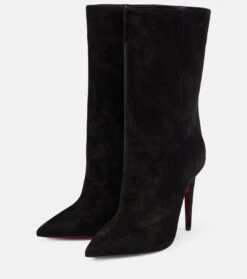 Christian Louboutin Stiefel Astrilarge Aus Veloursleder -Paris Texas Shoes Geschaft P00727814 d3