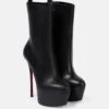 Christian Louboutin Stiefel Dolly Booty Alta 160 Aus Leder