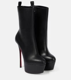 Christian Louboutin Stiefel Dolly Booty Alta 160 Aus Leder