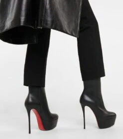 Christian Louboutin Stiefel Dolly Booty Alta 160 Aus Leder -Paris Texas Shoes Geschaft P00727843 d2