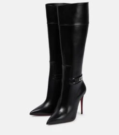 Christian Louboutin Stiefel Lock Kate Botta Aus Leder -Paris Texas Shoes Geschaft P00727999 d3