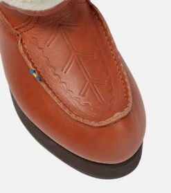 Acne Studios X Kero Stiefel Bero Aus Leder Mit Shearling -Paris Texas Shoes Geschaft P00730157 d4