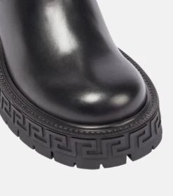 Versace Stiefel Greca Aus Leder -Paris Texas Shoes Geschaft P00734694 d4