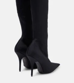 Balenciaga Overknee-Stiefel Knife Aus Jersey -Paris Texas Shoes Geschaft P00741588 d1