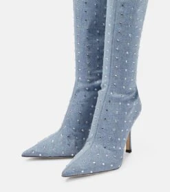 Paris Texas Overknee-Stiefel Holly Mama Aus Denim -Paris Texas Shoes Geschaft P00742858 d3