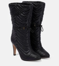 Gucci Stiefel GG Aus Matelassé-Leder