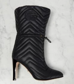 Gucci Stiefel GG Aus Matelassé-Leder -Paris Texas Shoes Geschaft P00742929 d4