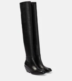 Overknee-Stiefel Hooper Aus Leder