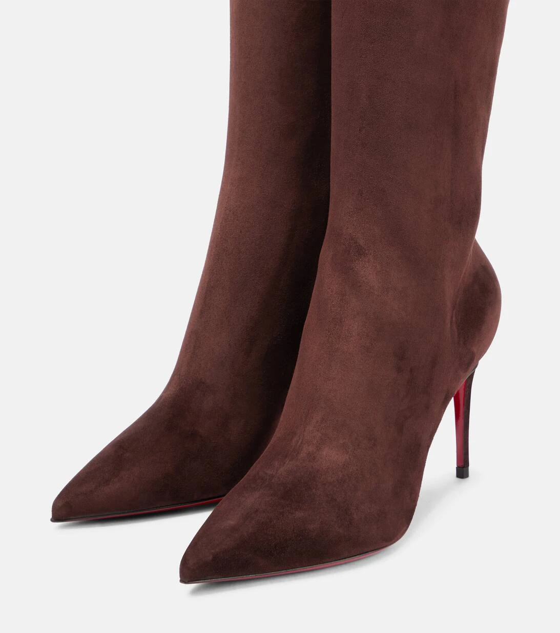 Christian Louboutin Stiefel Kate Botta 85 Aus Veloursleder 5 Christian Louboutin Stiefel Kate Botta 85 Aus Veloursleder – Bild 5