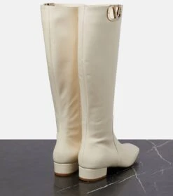 Valentino Garavani Stiefel VLogo Aus Leder -Paris Texas Shoes Geschaft P00771916 d1
