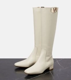 Valentino Garavani Stiefel VLogo Aus Leder -Paris Texas Shoes Geschaft P00771916 d3