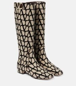 Valentino Garavani Stiefel Toile Iconographe