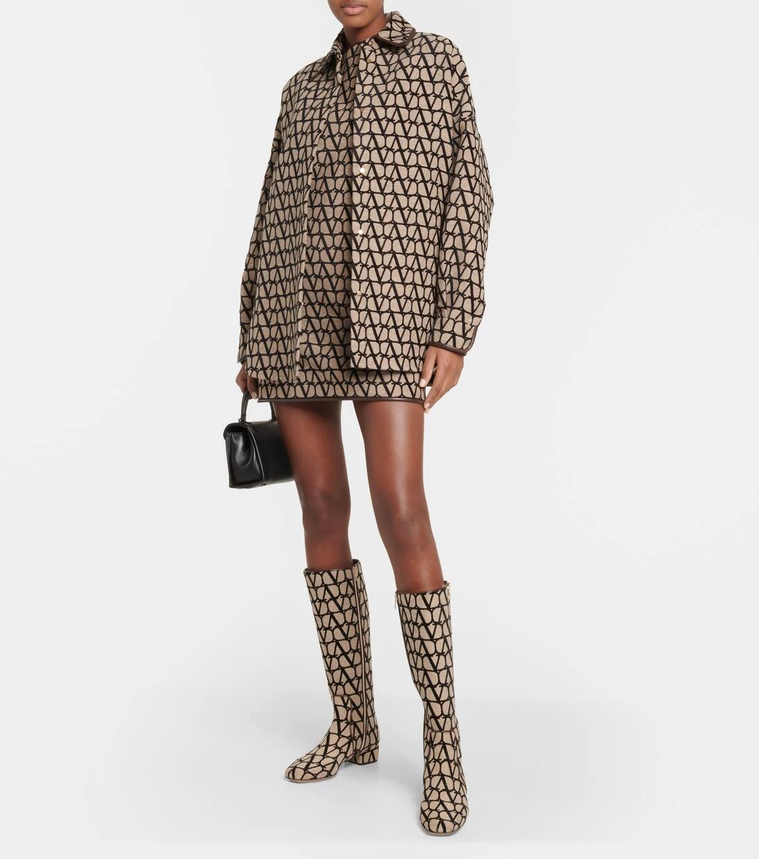 Valentino Garavani Stiefel Toile Iconographe 2 Valentino Garavani Stiefel Toile Iconographe – Bild 2